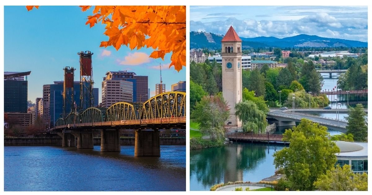 Portland vs. Spokane, Washington