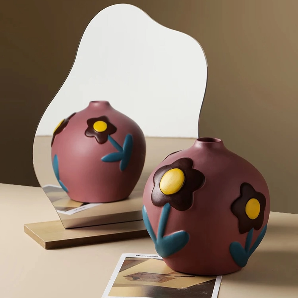 Retro Blossom Bulb Vases