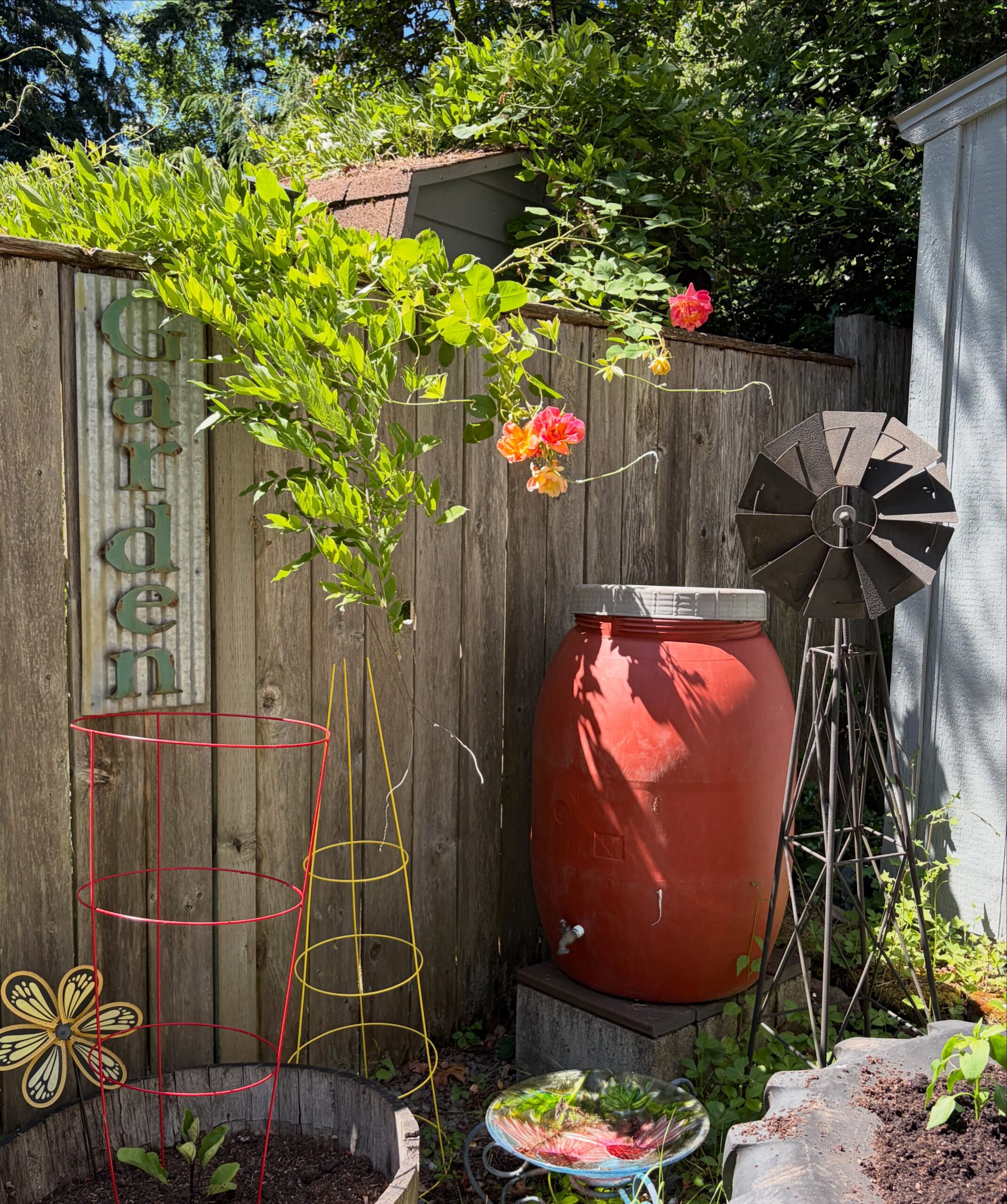 Rustic Garden Corner Rustic Garden Corner