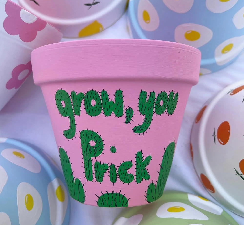 Sassy Cactus Statement Pot