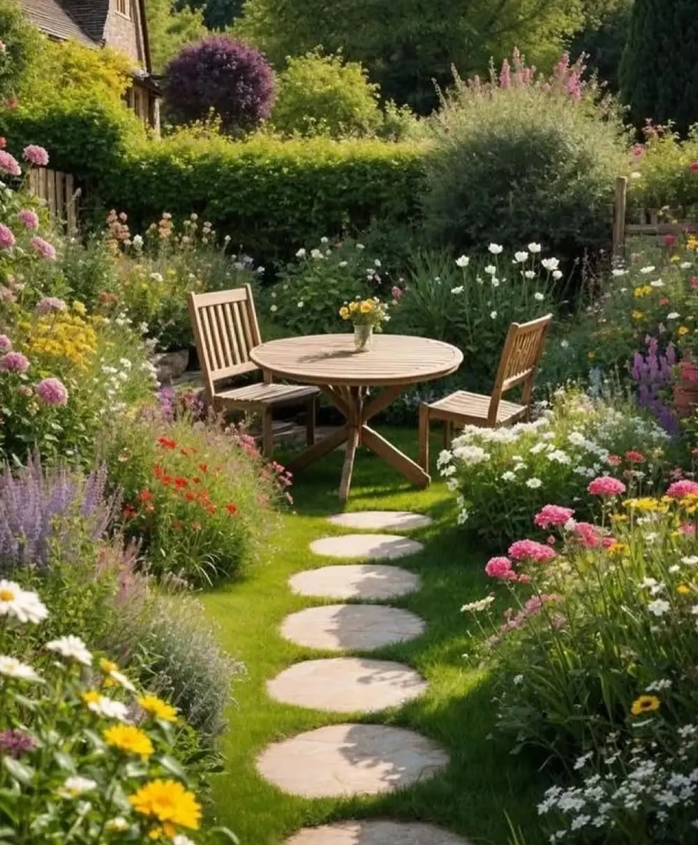Secret Garden Stepping Stone Path