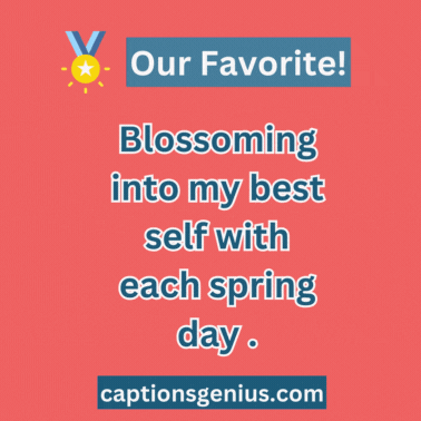 Spring Captions For Instagram - GIF.
