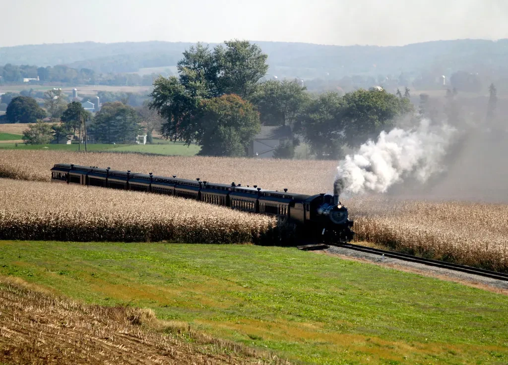 Strasburg: Steam Rail Through Amish Farmland