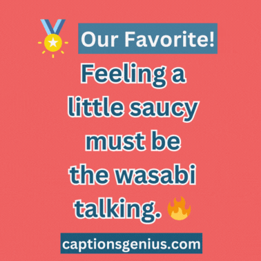 Sushi Captions For Instagram - GIF.