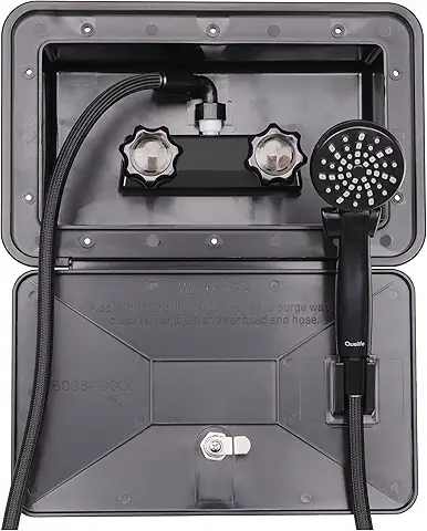 Tailgate-Mounted Shower System