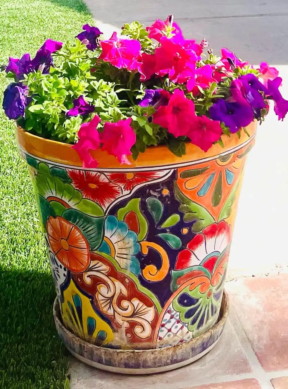 Talavera Fiesta Planter