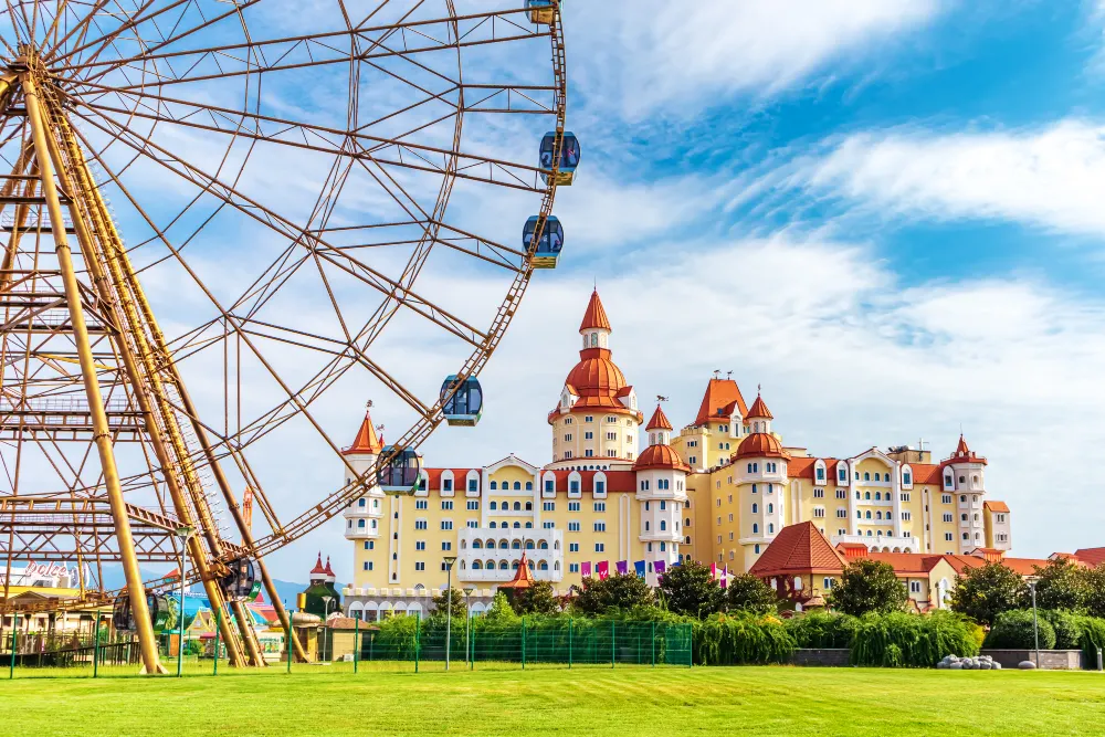 Theme Park Towns During School Year