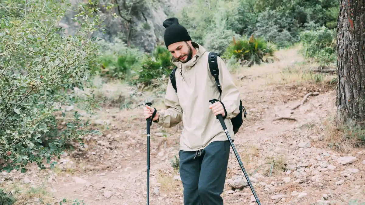 Use trekking poles