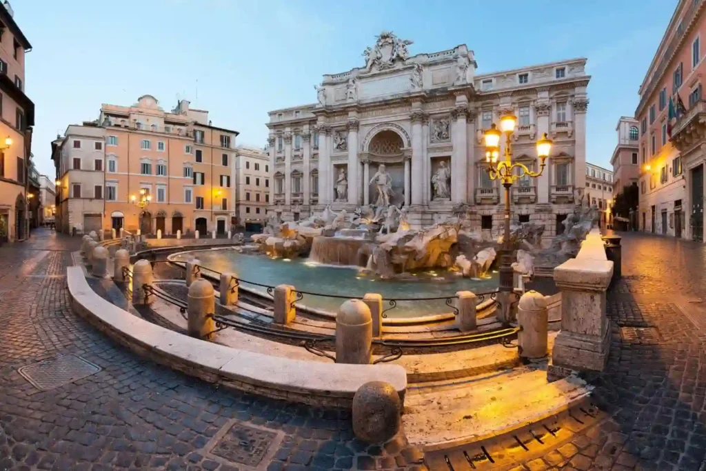 Visit the Trevi Fountain Early in the Morning