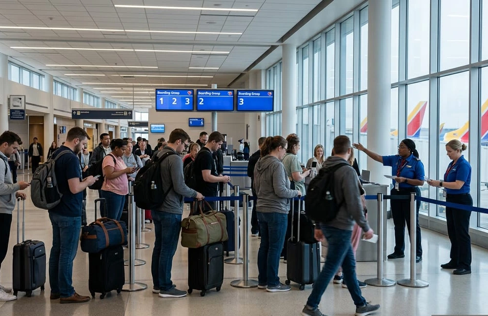 Wait For Your Boarding Group Instead Of Crowding The Gate