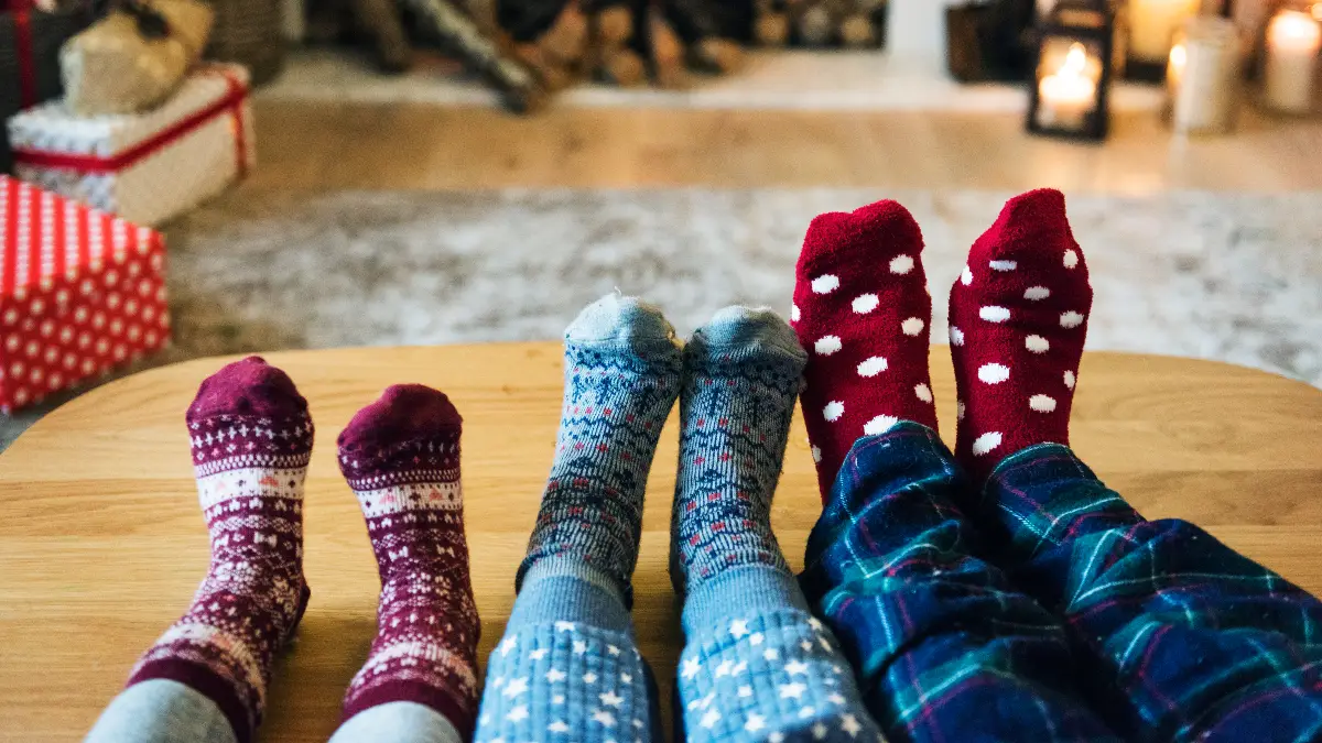 Wear wool socks