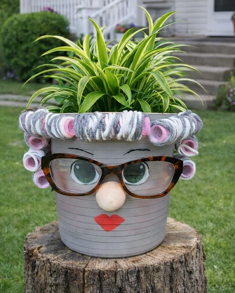 Whimsical Face Planter