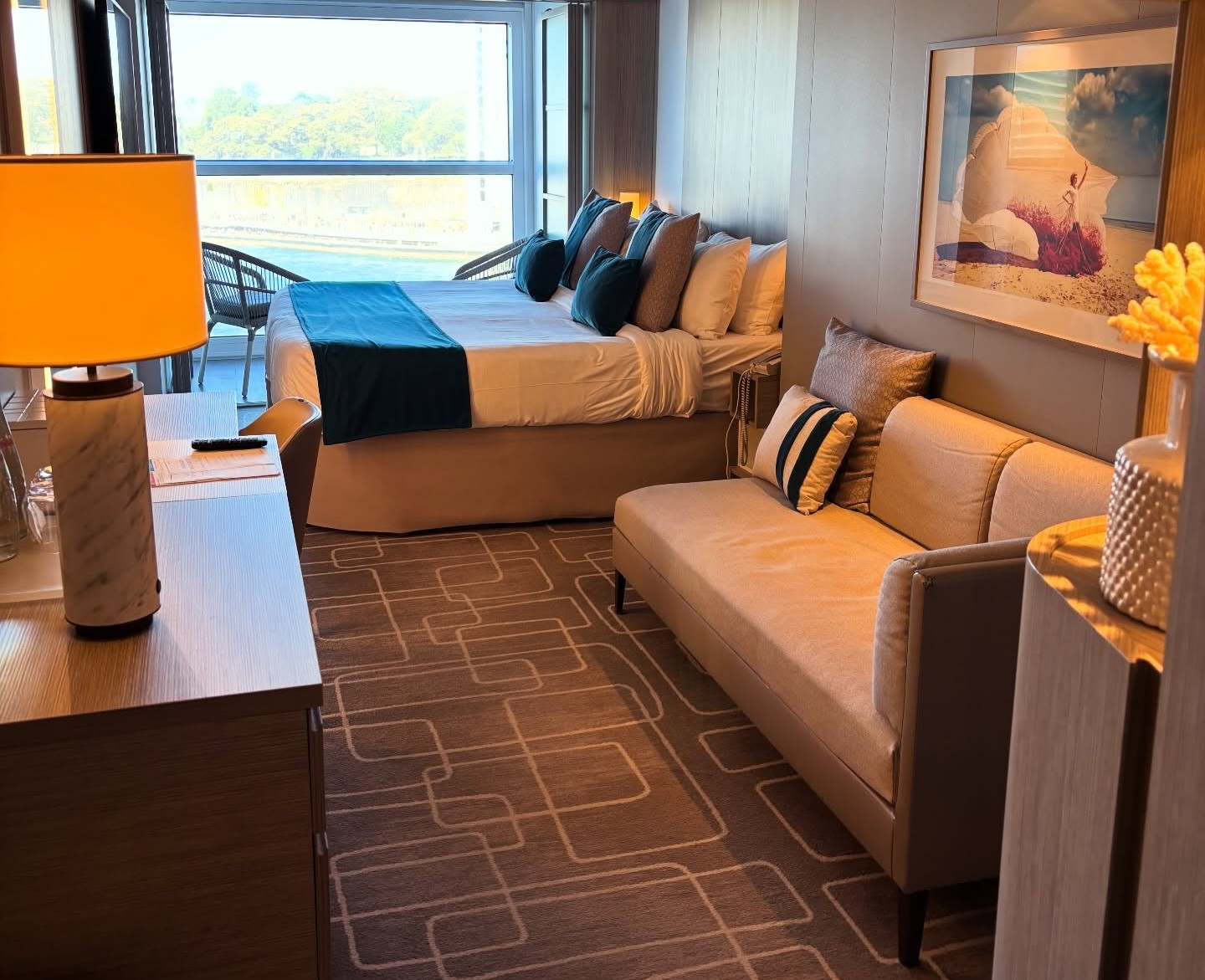 Avoid Noisy Cabins by Reading the Deck Plan "White Space"