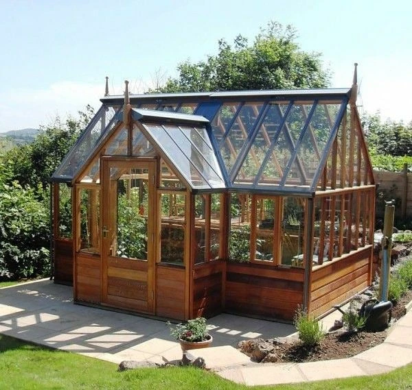 Wooden Framed Greenhouse