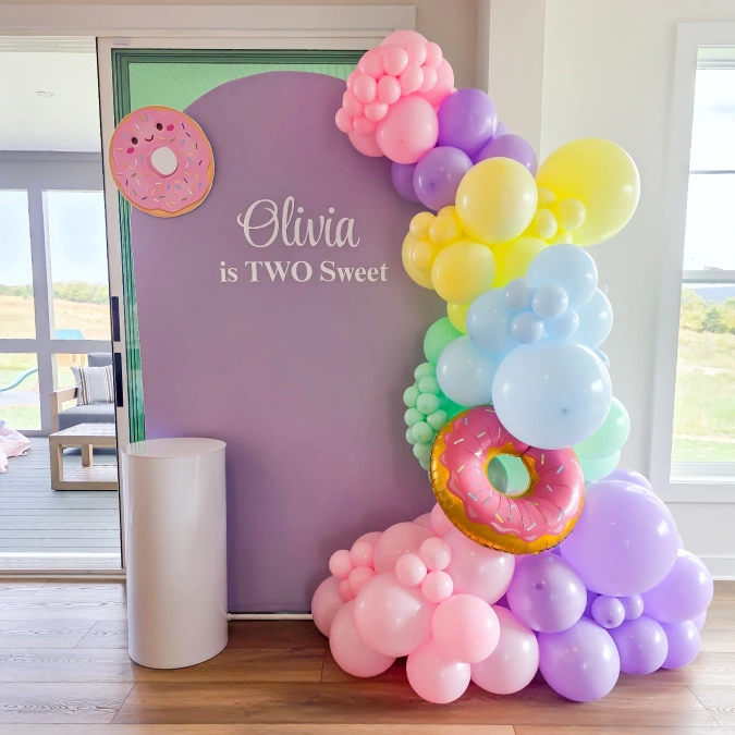 Two Sweet Purple Backdrop