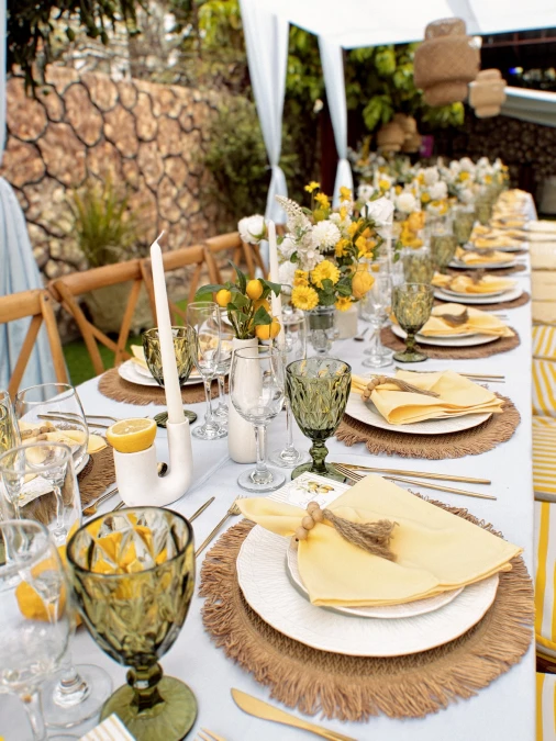 Rustic Woven Place Settings