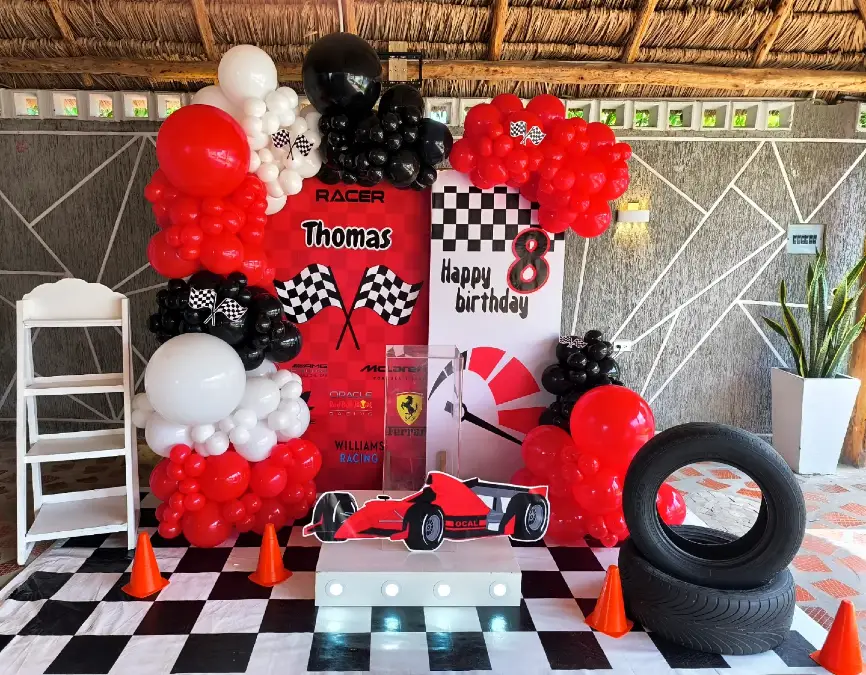 Speedster Backdrop and Pit Stop