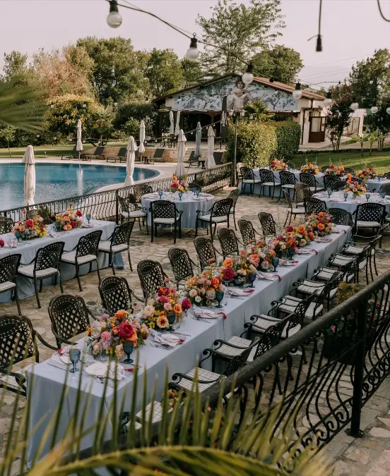 Poolside Terrace Seating