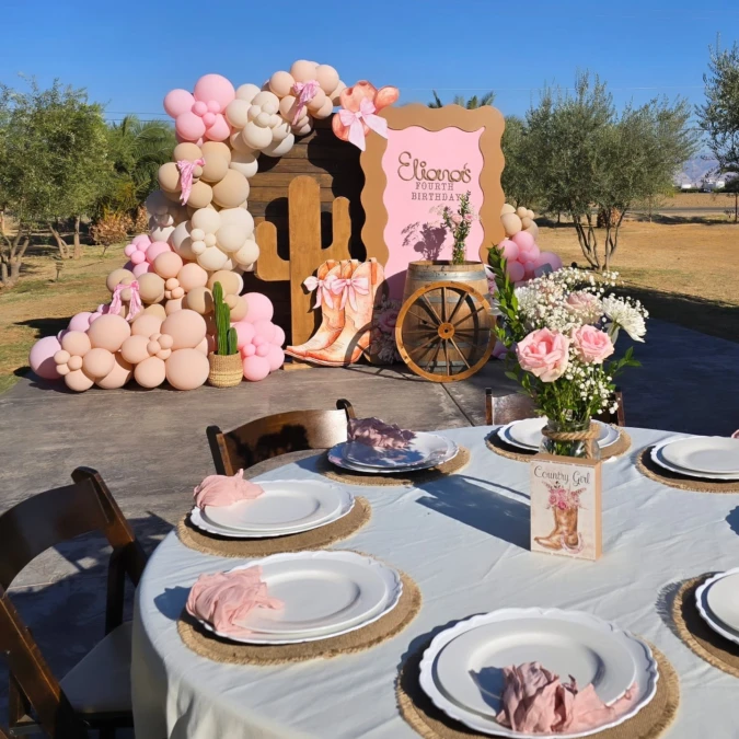 Rustic Western Birthday Display