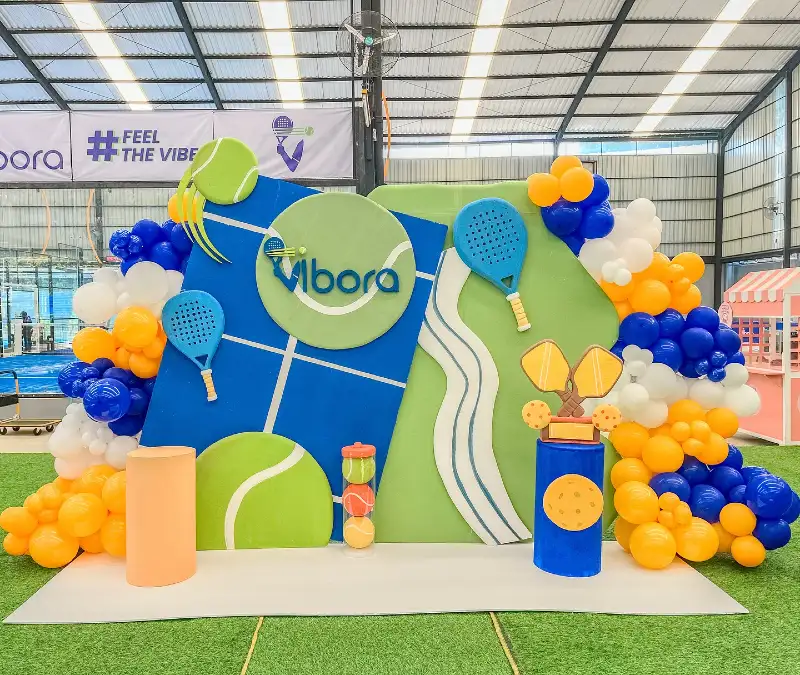 Multi-Textured Sports Court Display