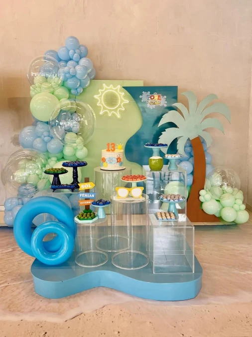 Tropical Pool Party Buffet