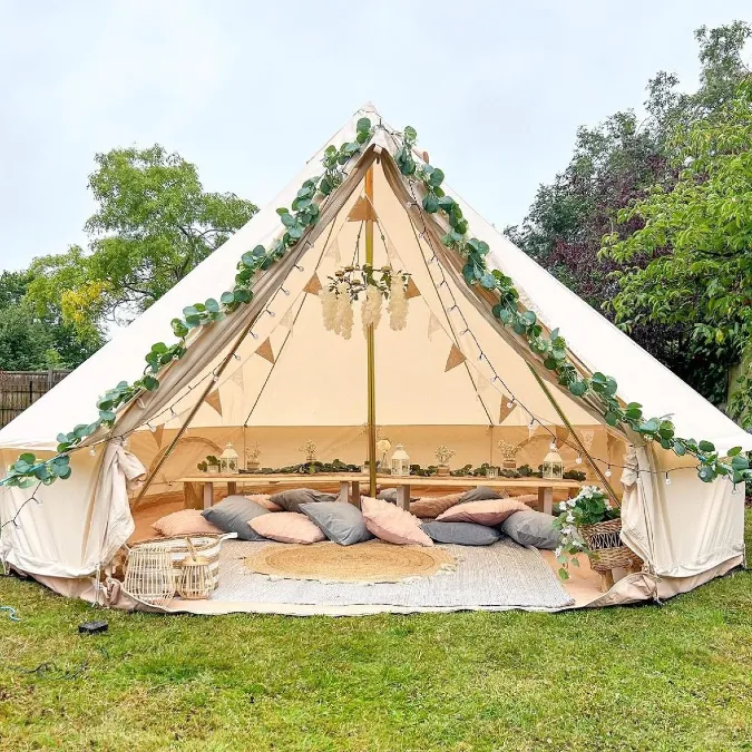 Elegant Bell Tent Dining