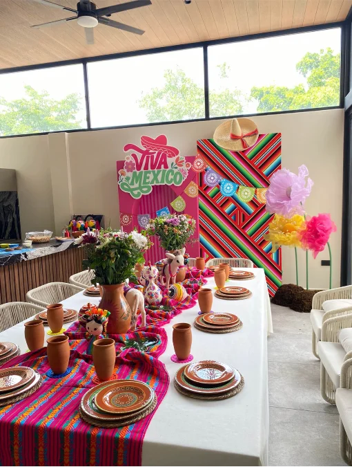 Vibrant Serape Table Runner