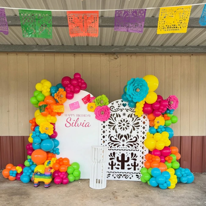 Colorful Birthday Backdrop