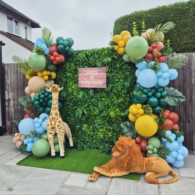 Two Wild Greenery Wall