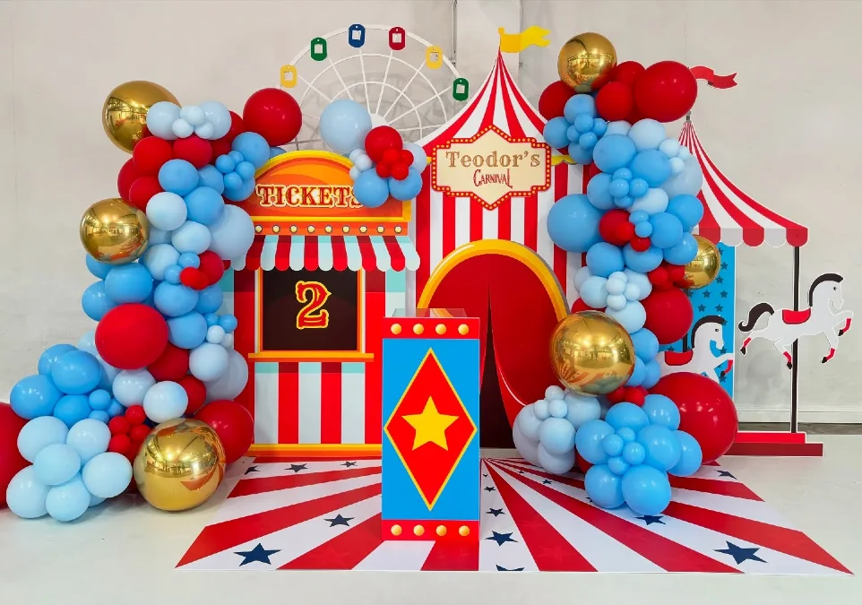 Grand Carnival Entrance Backdrop