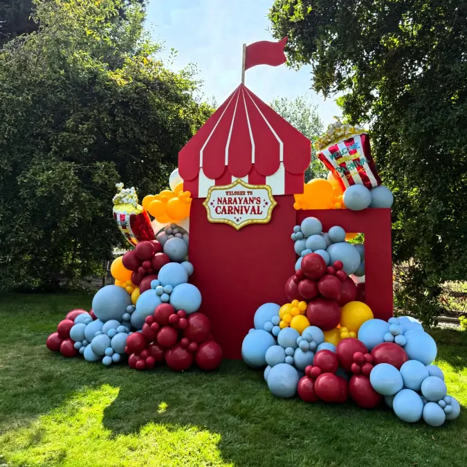 Outdoor Popcorn Welcome Station
