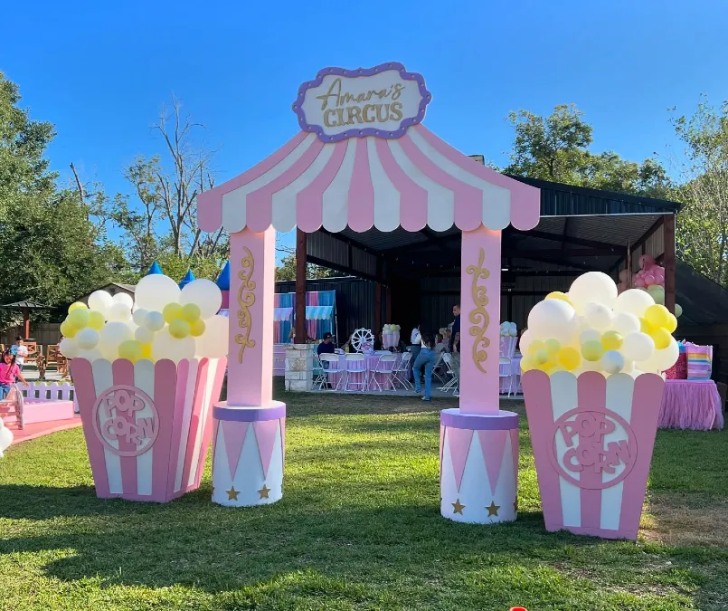 Pastel Pink Circus Arch