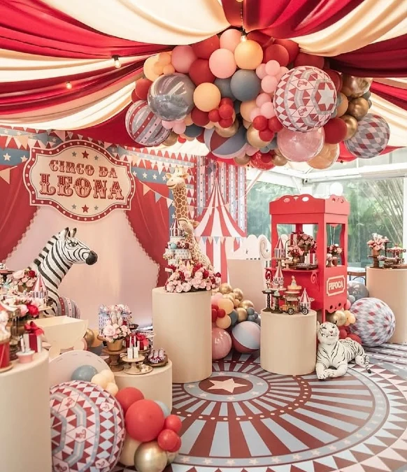 Vintage Big Top Dessert Spread