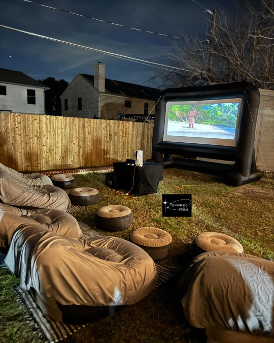 Cozy Inflatable Lounger Night