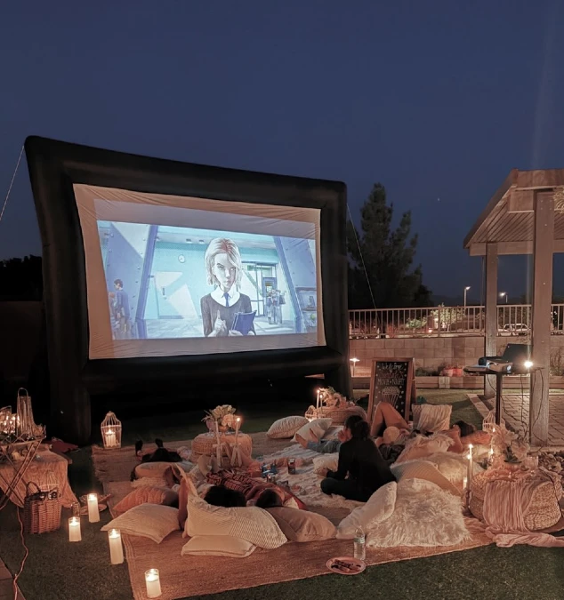 Candlelit Inflatable Cinema