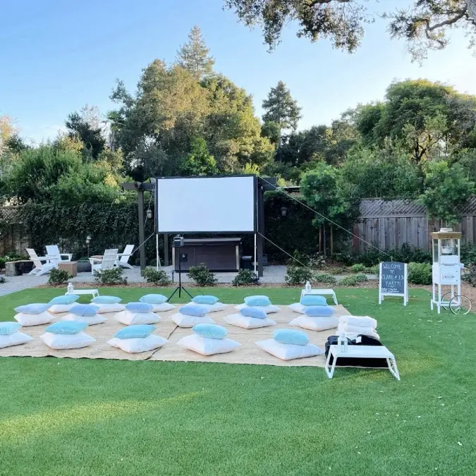 Crisp Lawn Cinema Party