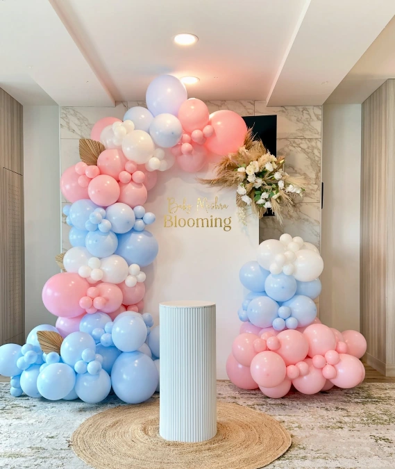 Blooming Baby Balloon Display