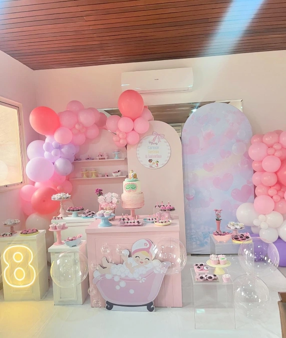 Pink Bubble Bath Buffet