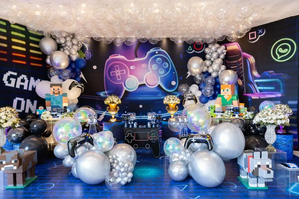 Immersive Neon Stage Setup