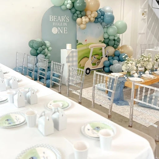 Picnic Style "Hole in One" Table Setting