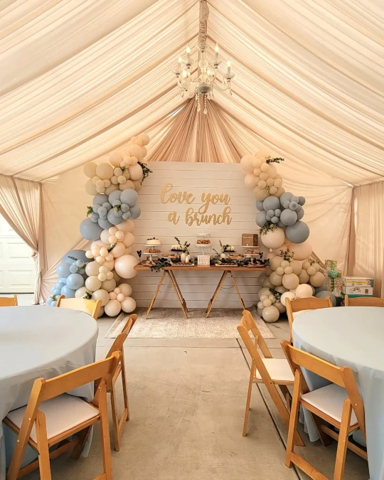 "Love You a Brunch" Dessert Display