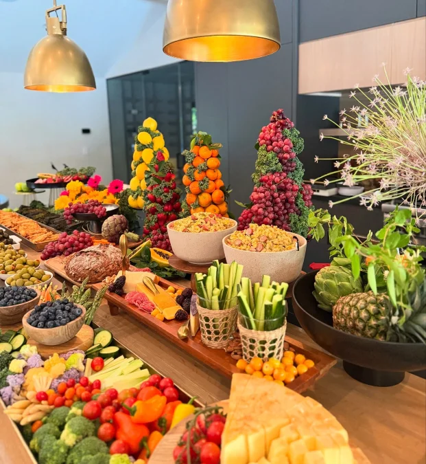 Vibrant Fruit Tower Grazing Table