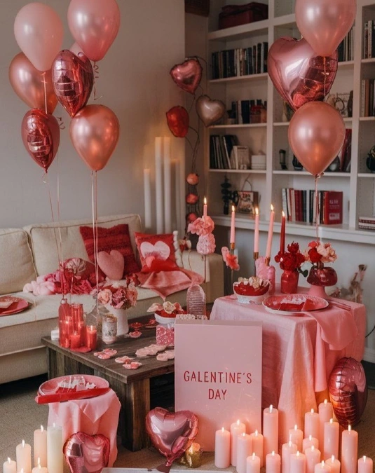 Classic Pink and Red Home Decor