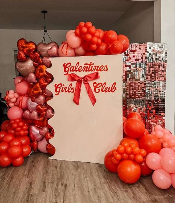 Girls Club Bow Backdrop