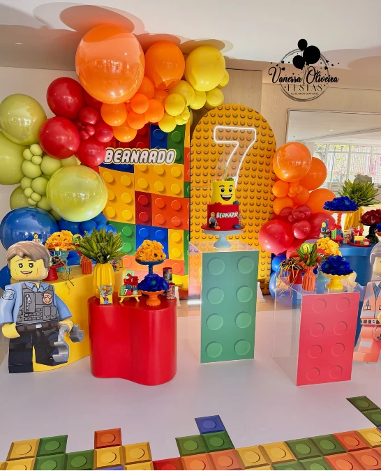 Custom Brick and Neon Display