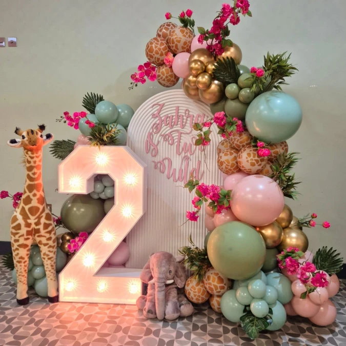 Wild Groovy Safari Backdrop