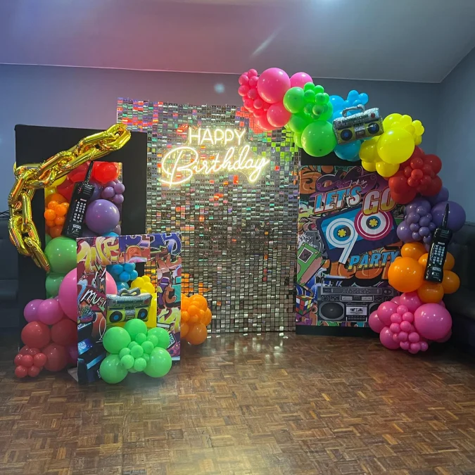 Holographic Birthday Wall