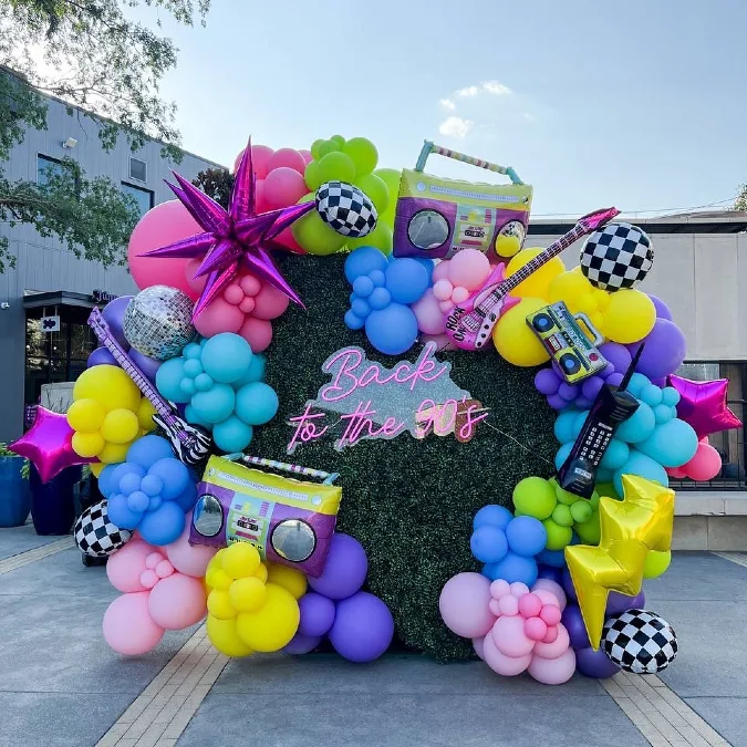 Back to the 90s Greenery Wall