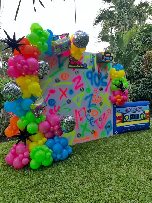 Retro Throwback Graffiti Board