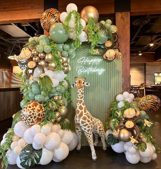 Neon Jungle Backdrop